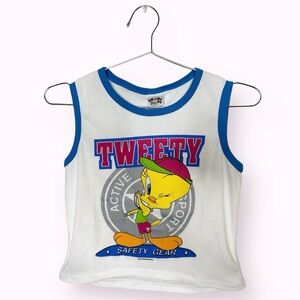 Y2K looney tunes tweety tank